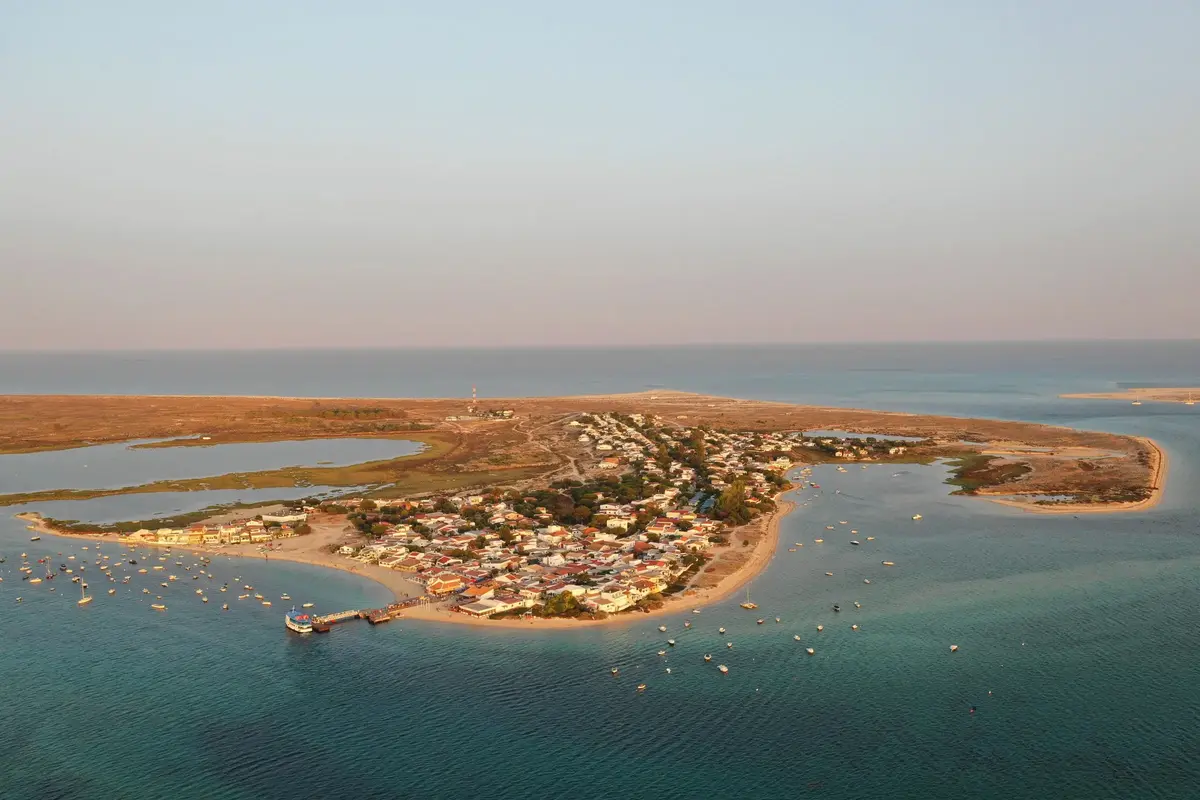 Olhão and the Ria Formosa islands in the Algarve